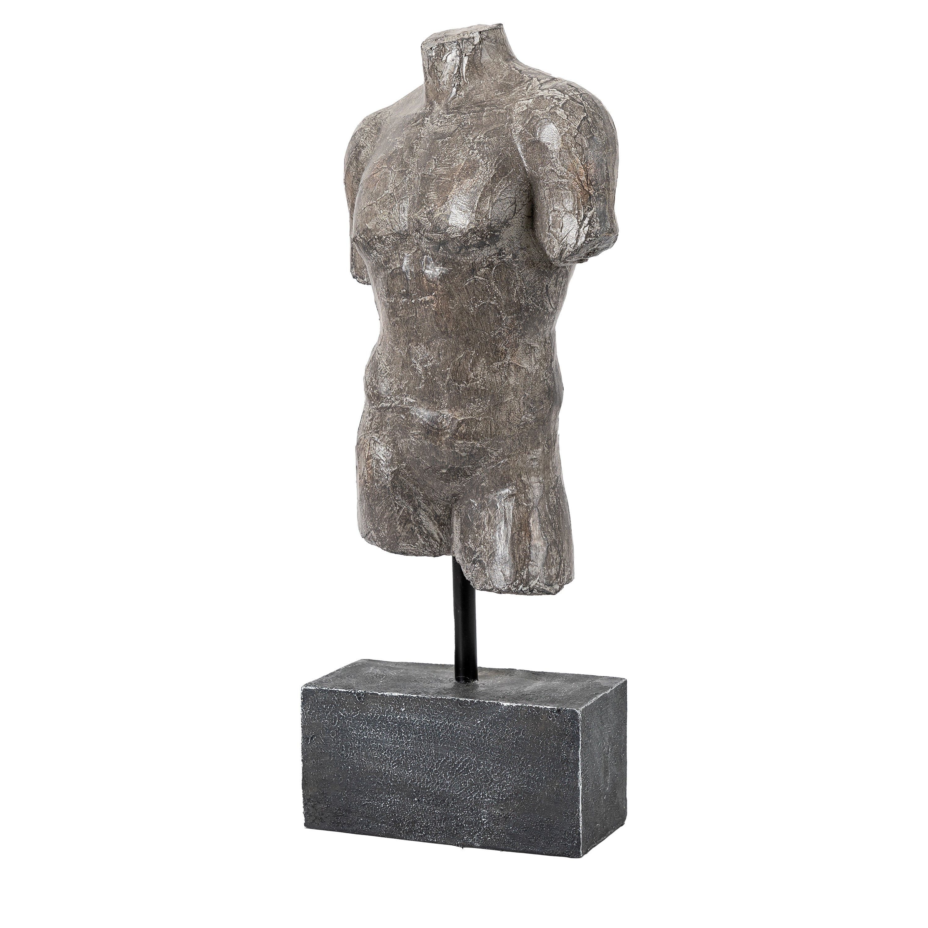 Adonis Grey Stone Male Sculpture Large
